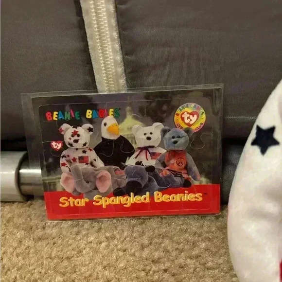 Ty Glory the Bear Plush Toy - 4188 With Card - Picture 2 of 8